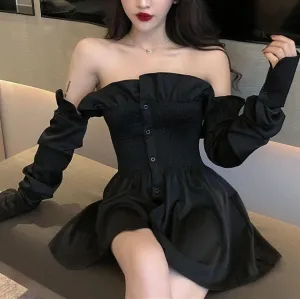 Puffy Ruffle Dress SD00115