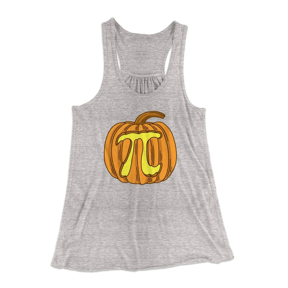 Pumpkin Pi Funny Thanksgiving Women's Flowey Tank Top