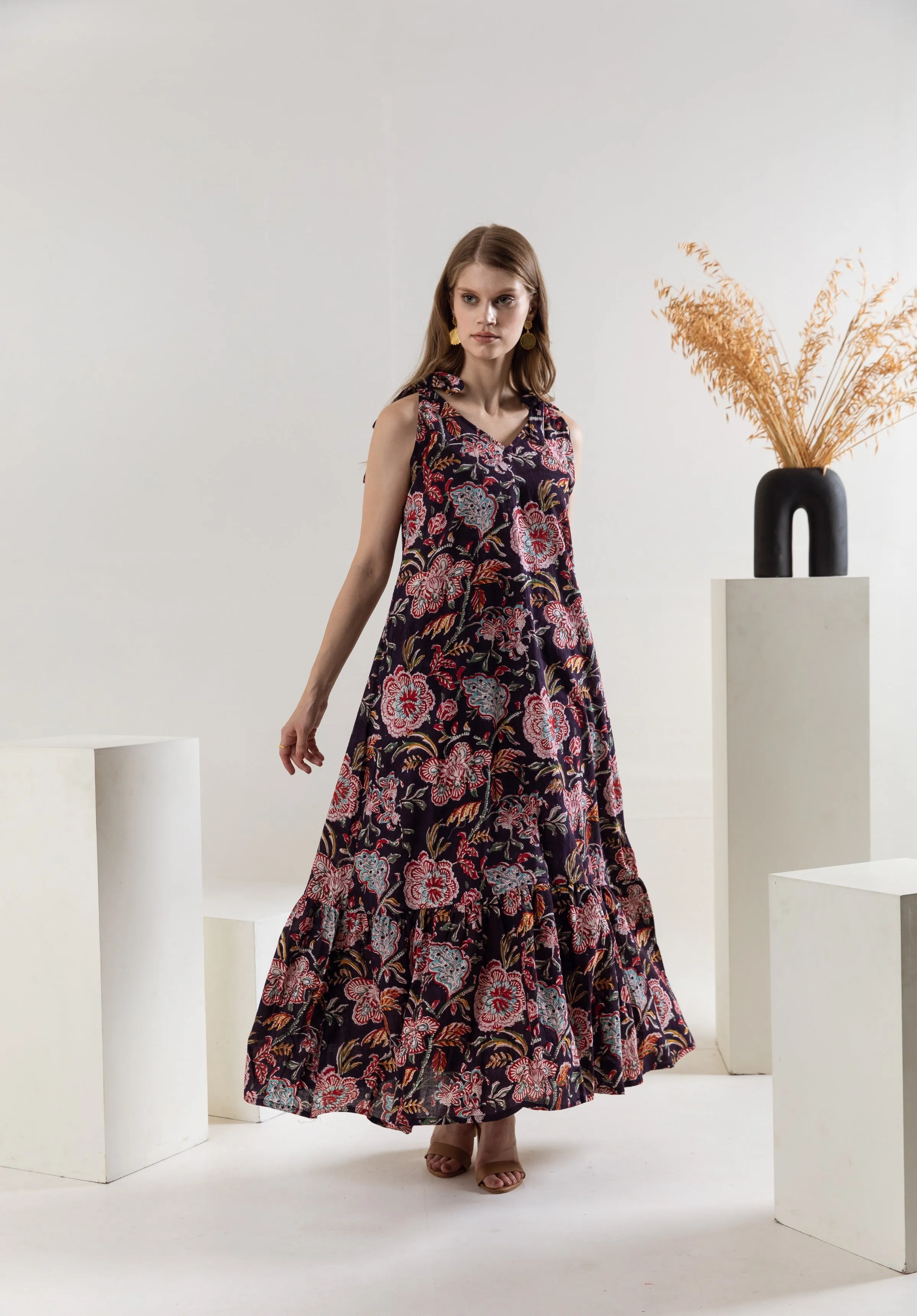 Rakh Tier Ruffle Dress