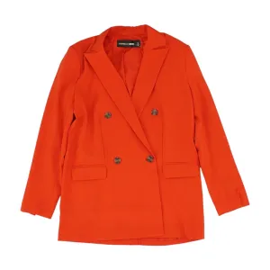 Red Solid Blazer