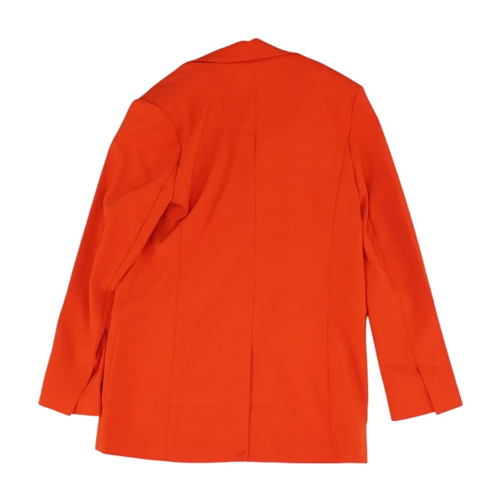 Red Solid Blazer