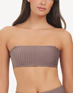 Refresh Rib Bandeau Bikini Top