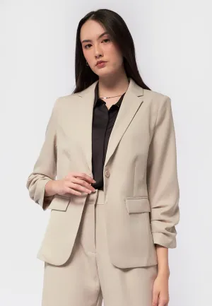 Regular Fit Long Sleeve Blazer
