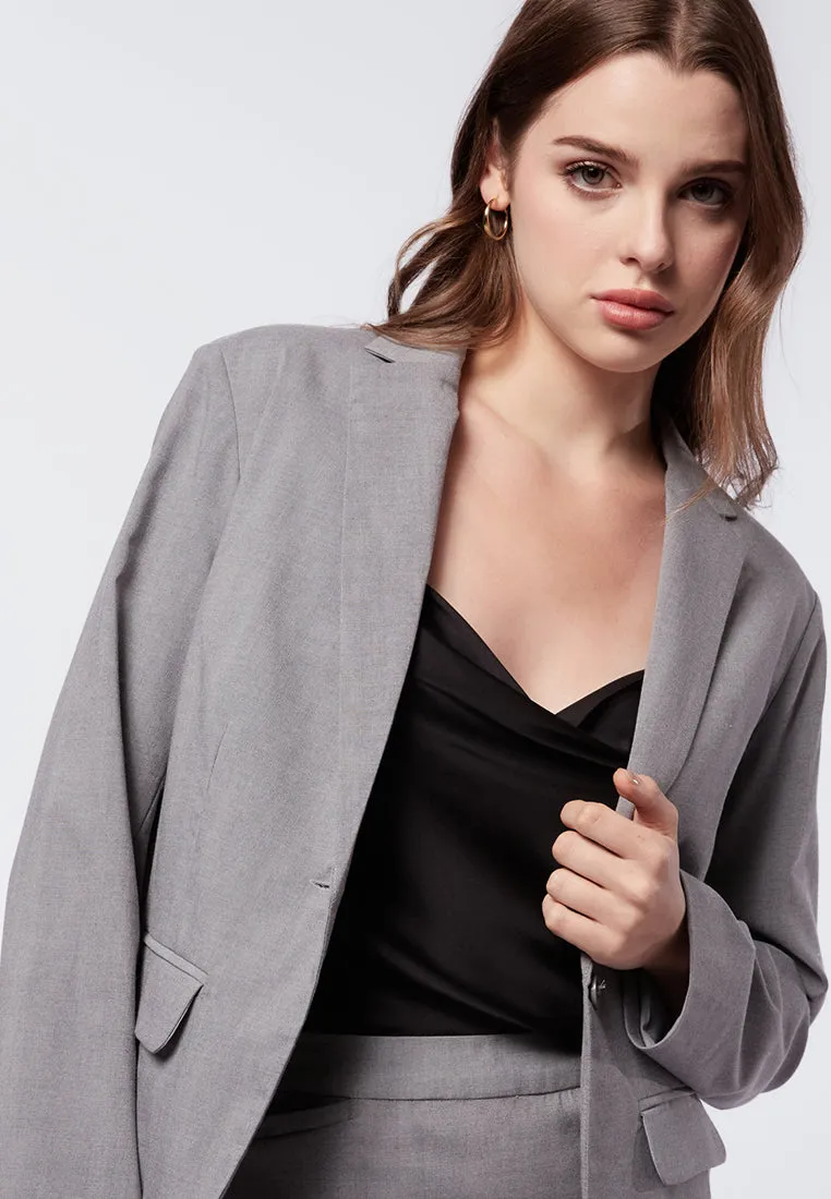 Regular Fit Long Sleeve Blazer