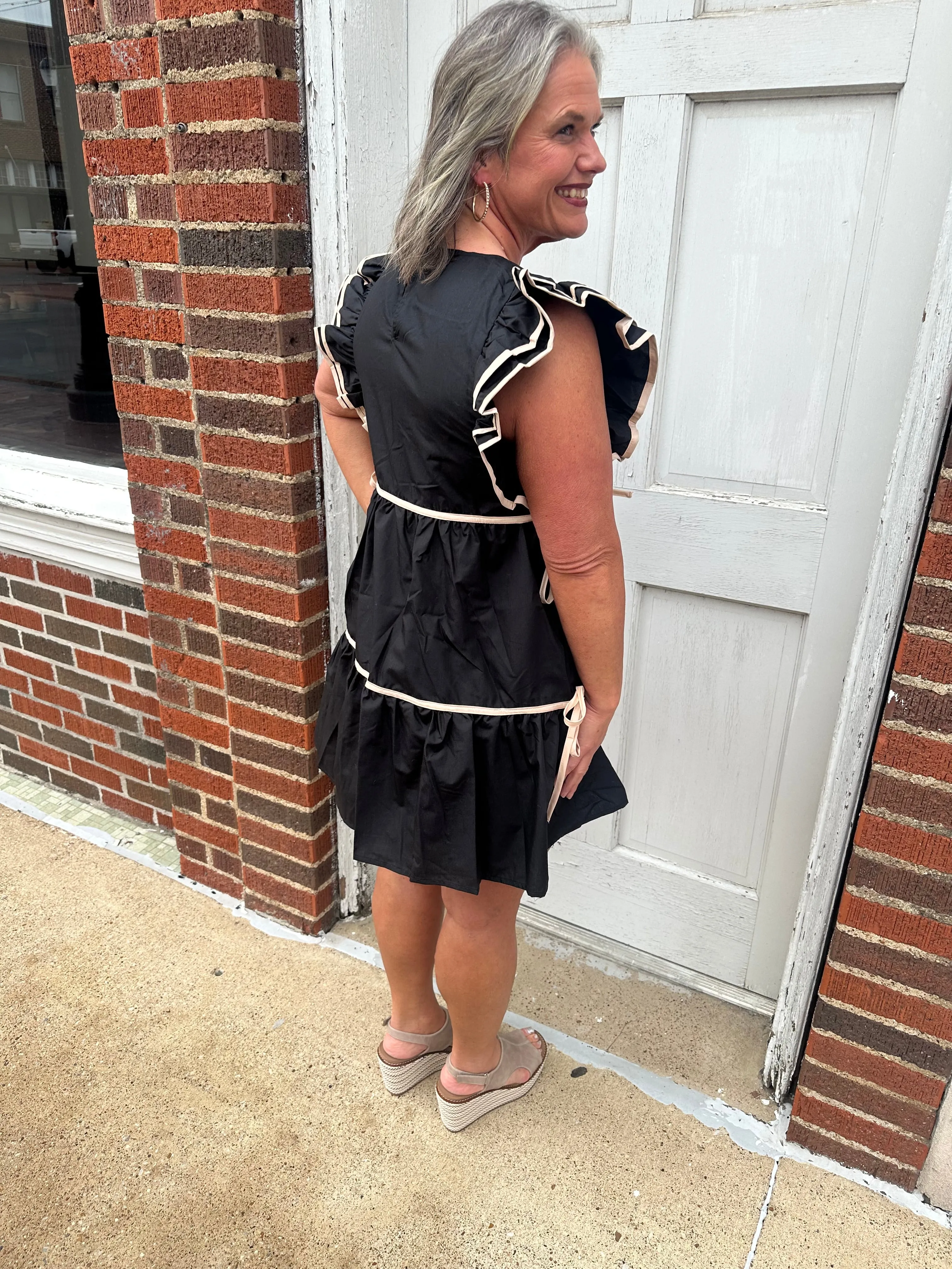 Retail Therapy Dress: Black