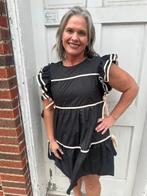Retail Therapy Dress: Black