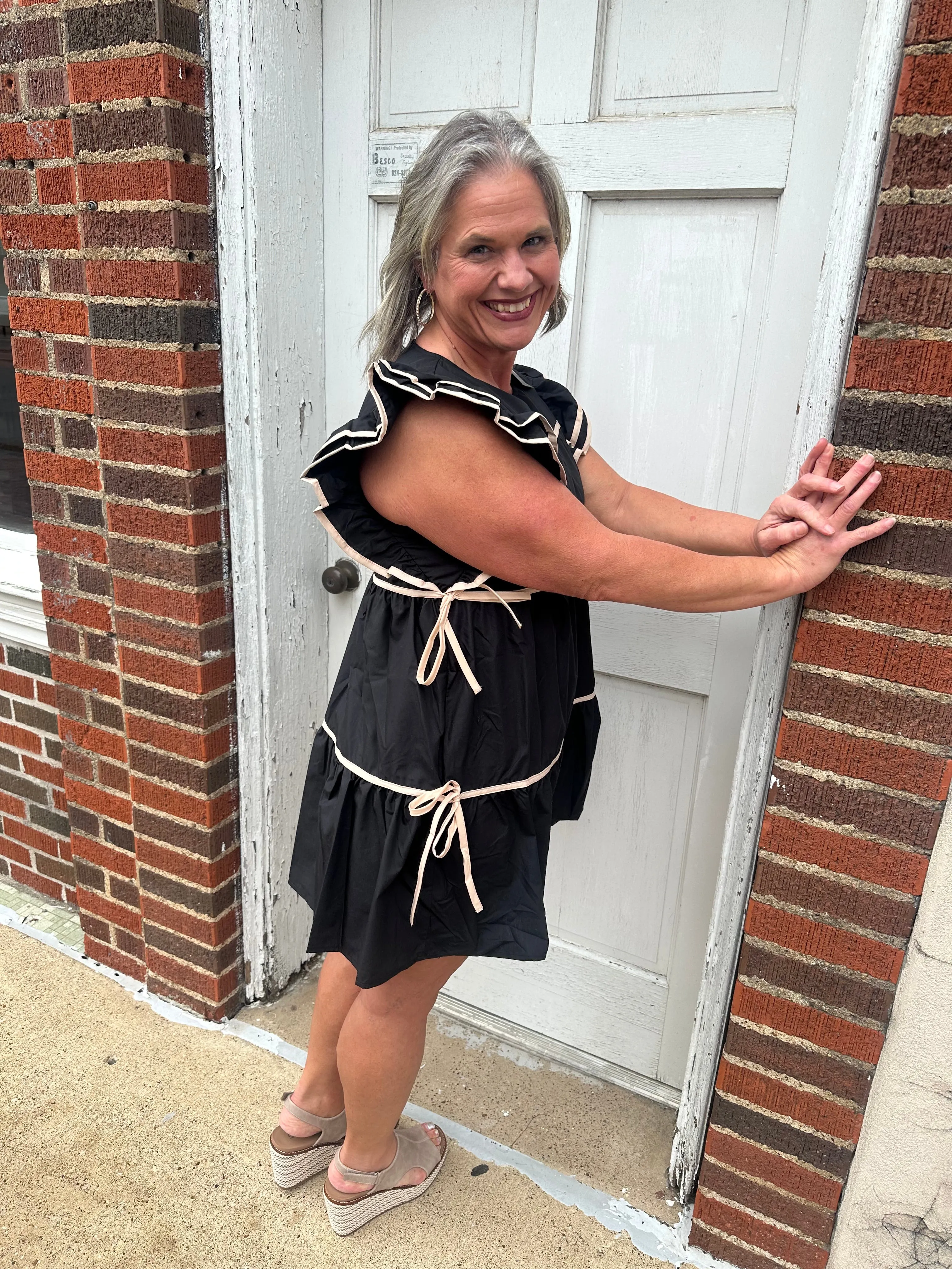 Retail Therapy Dress: Black