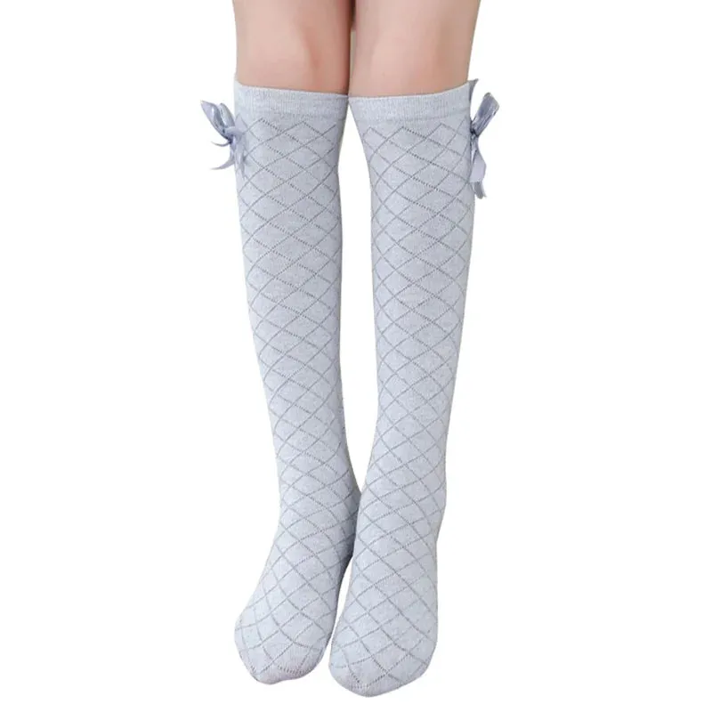 Ribbon Knee High Socks