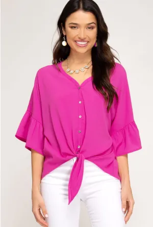 Rosie Flounce Sleeve Top