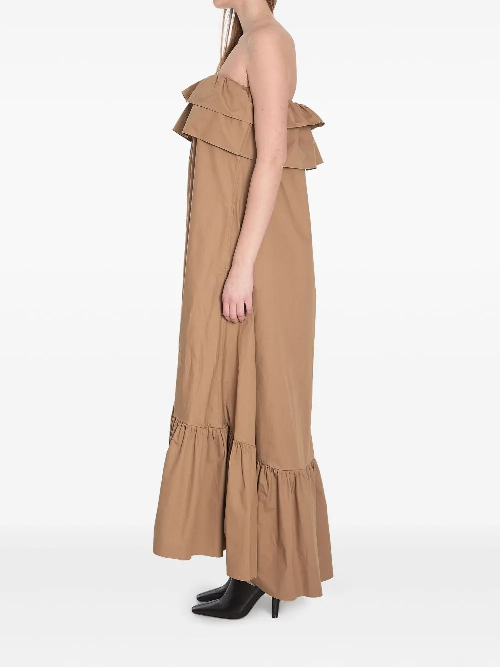 Rouched midi dress