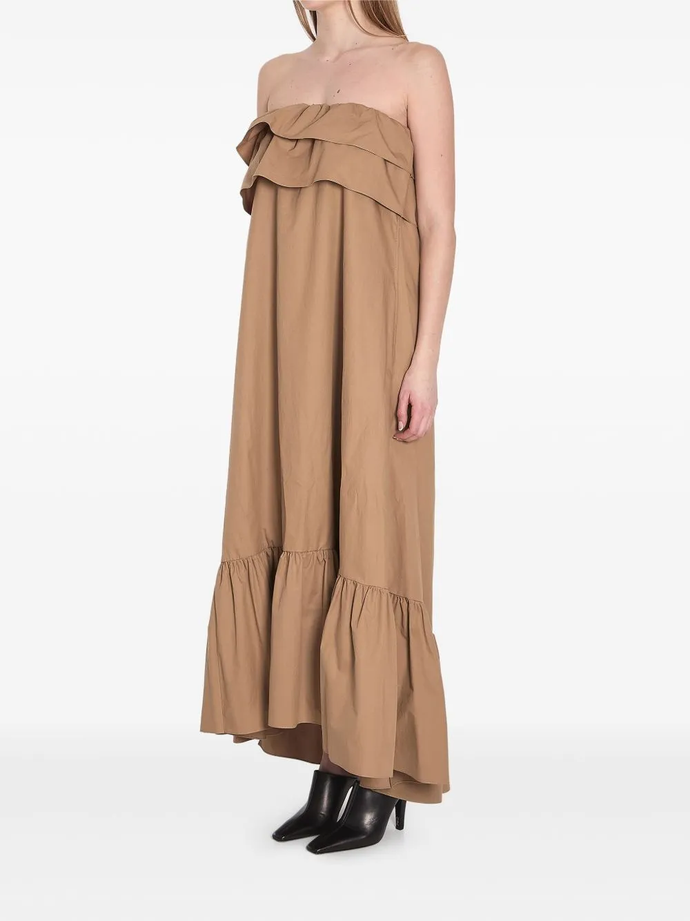 Rouched midi dress