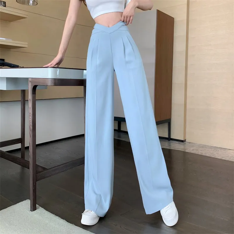 Rowy™ | Elegance trousers with wide leg and high waist