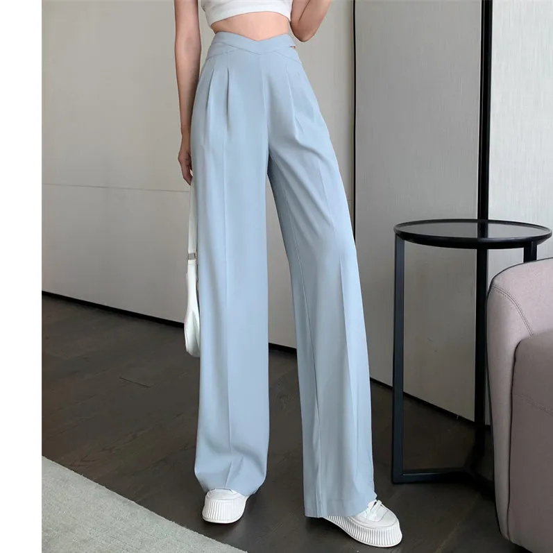Rowy™ | Elegance trousers with wide leg and high waist