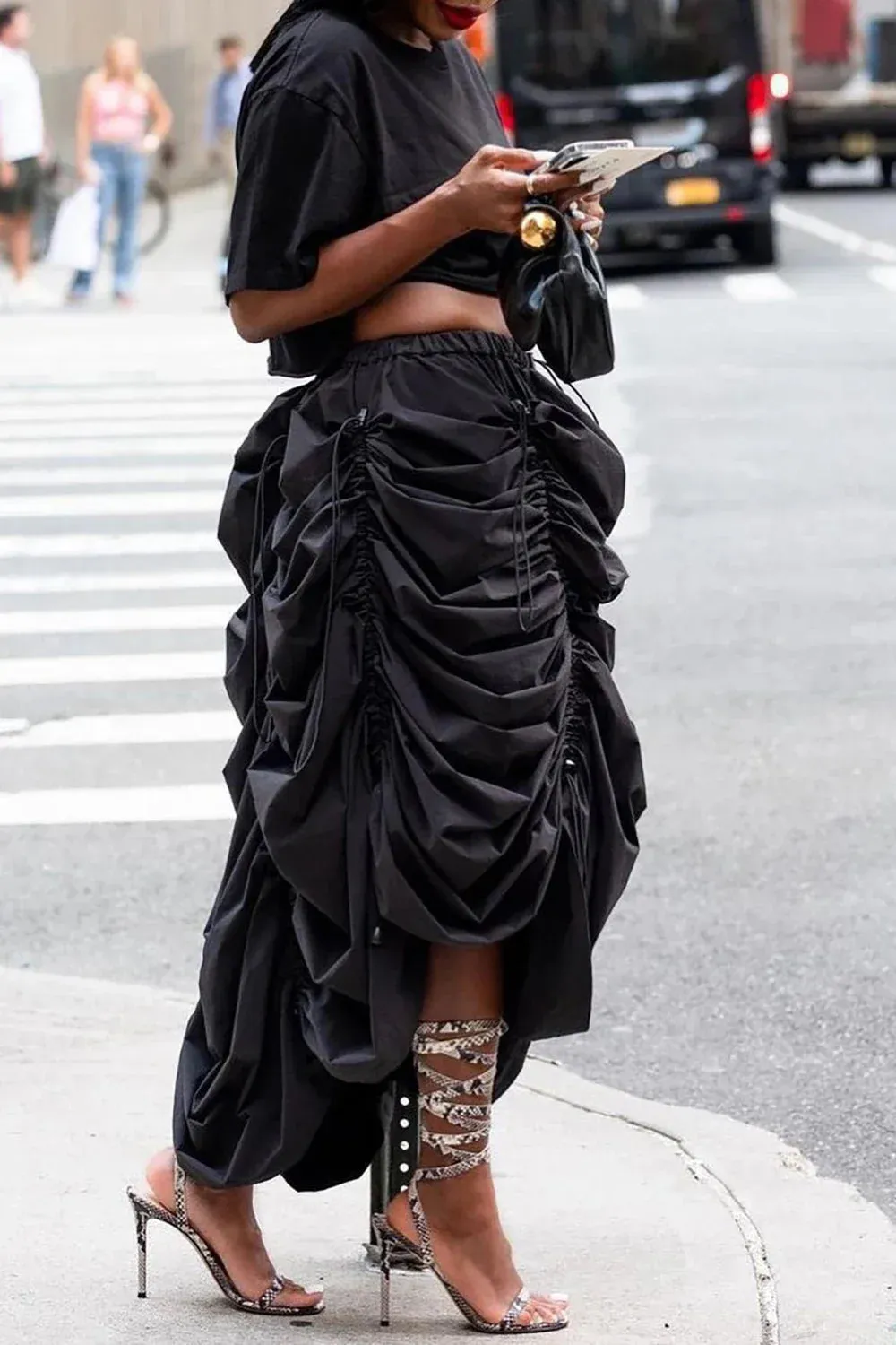 Ruched Extravaganza Skirt