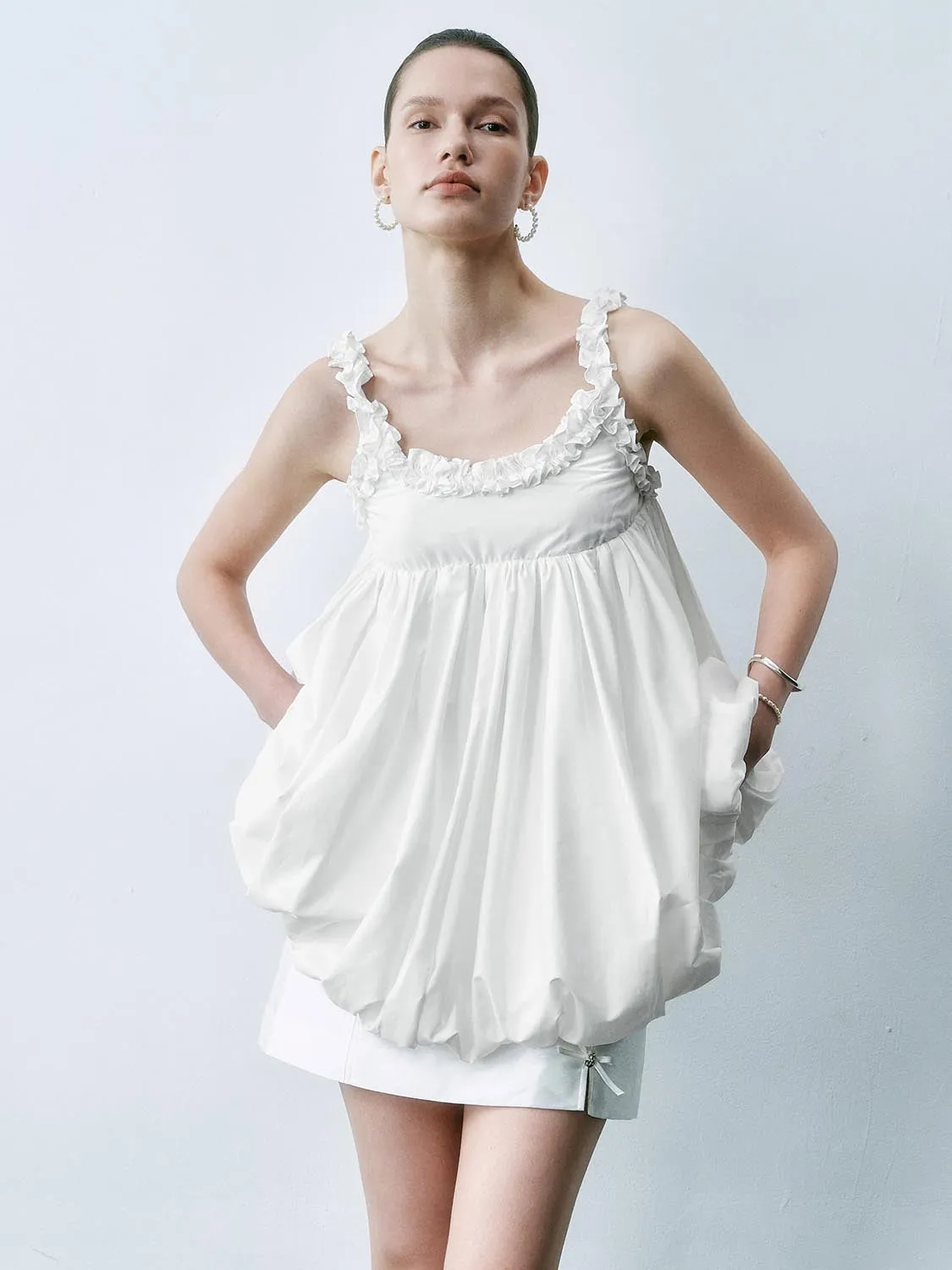 Ruffle A-Line Dresses