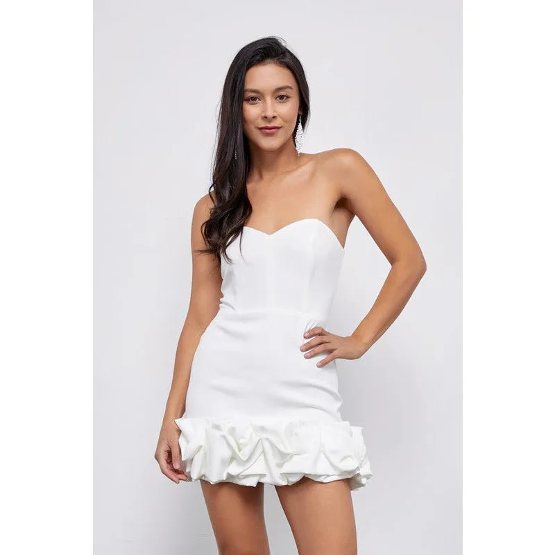 Ruffle Tube Dress