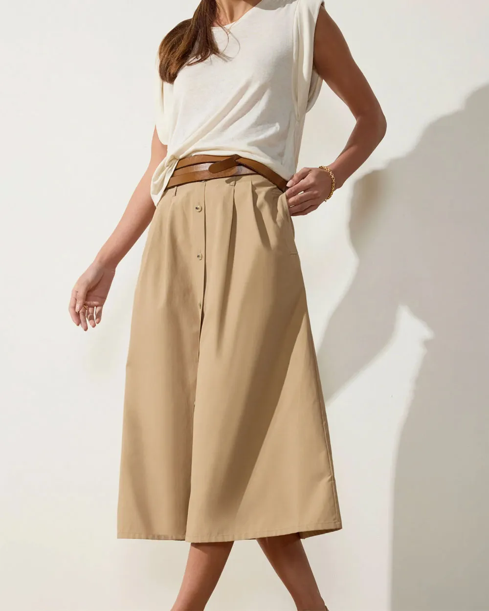 Sahara Teagan Belted Skirt