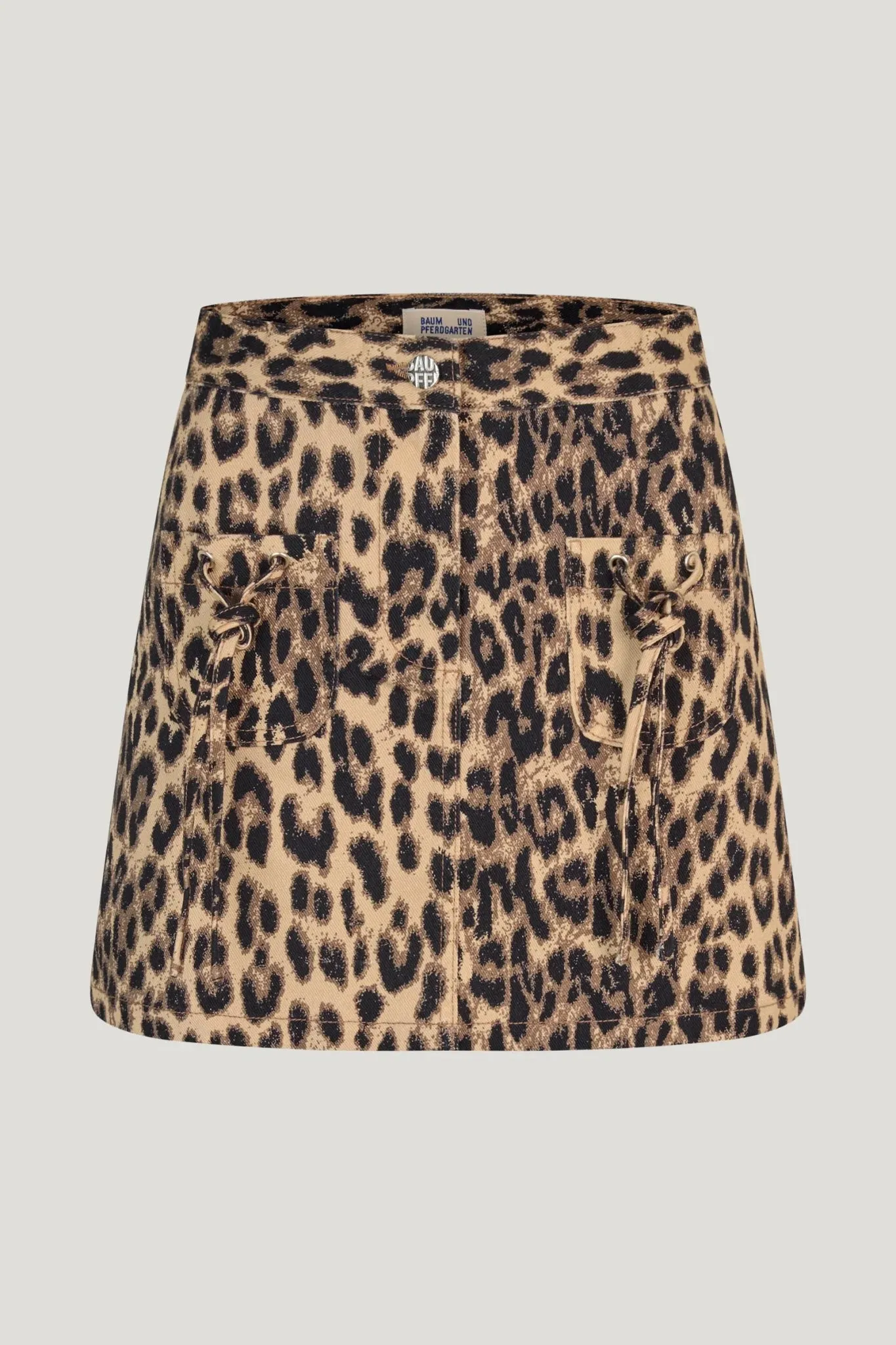 Saima Skirt | Brown Leopard