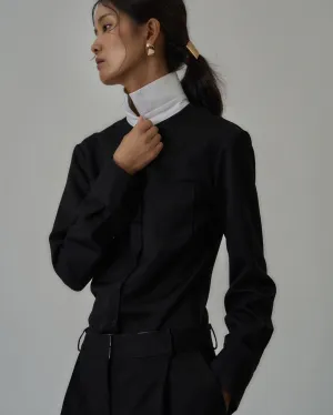 Sanders Button Up in Black