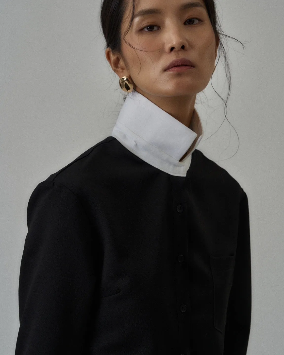 Sanders Button Up in Black