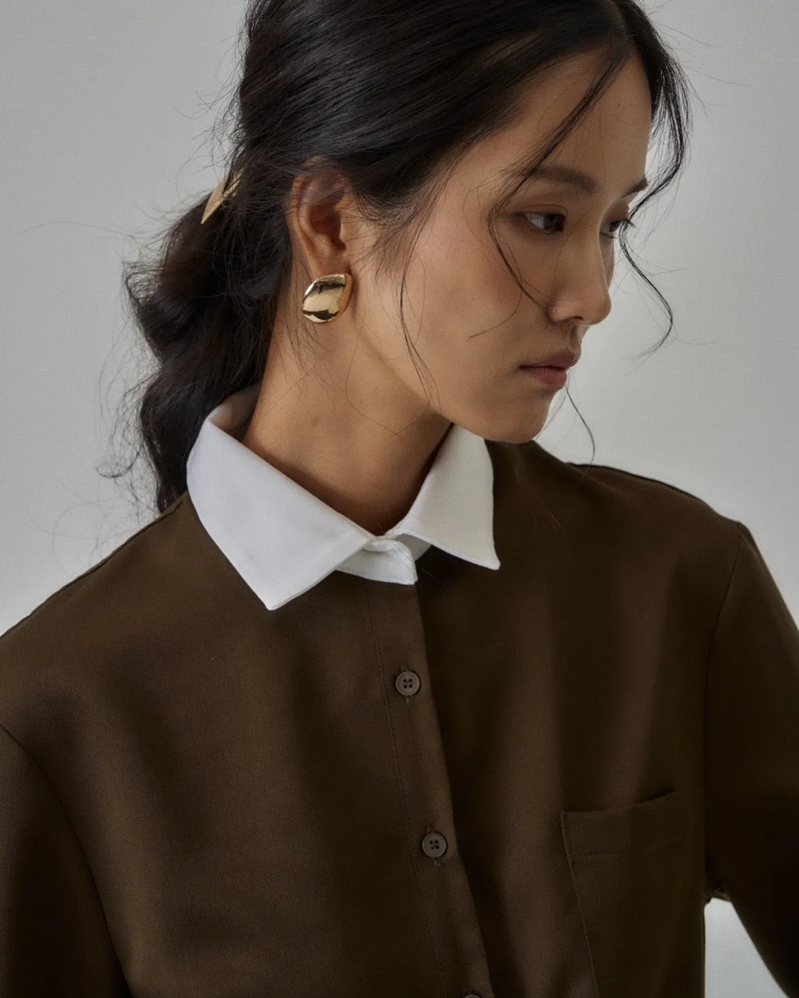 Sanders Button Up in Brown