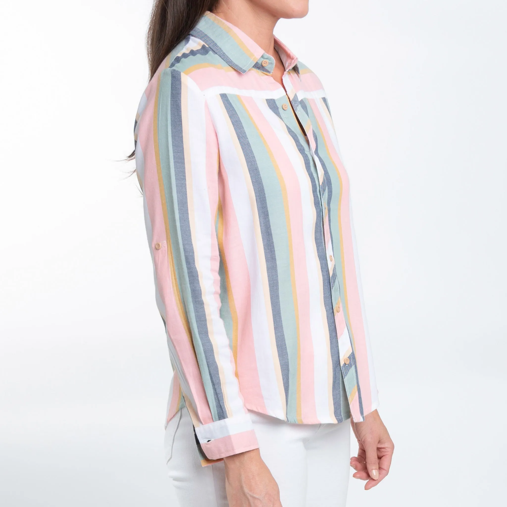 Sayla Button Up Top