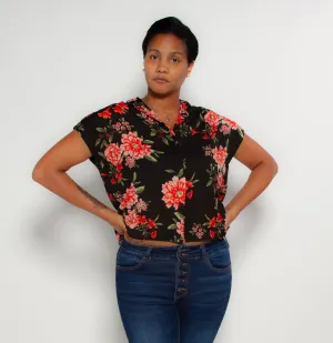 Sleeveless Button Down Top