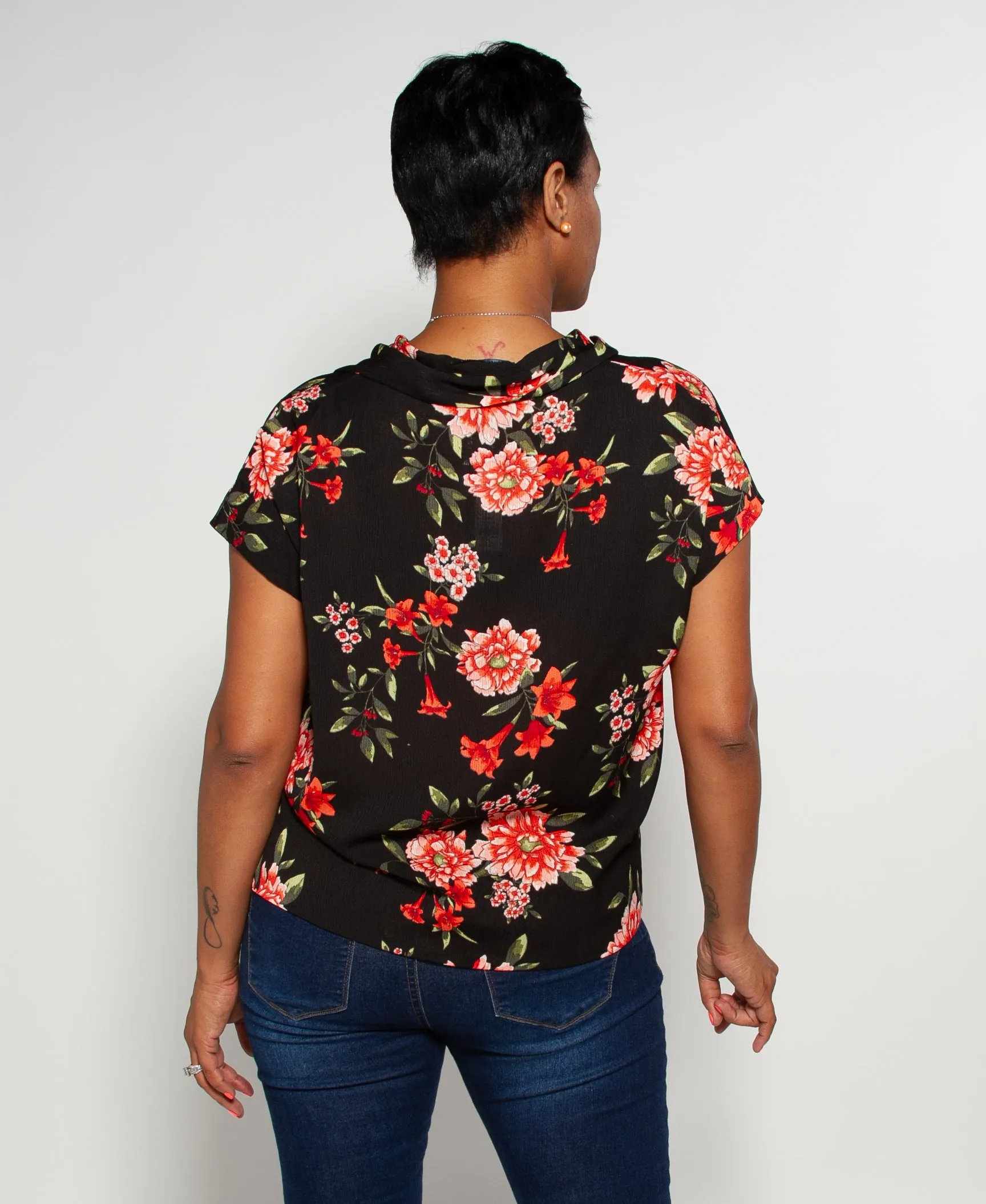 Sleeveless Button Down Top