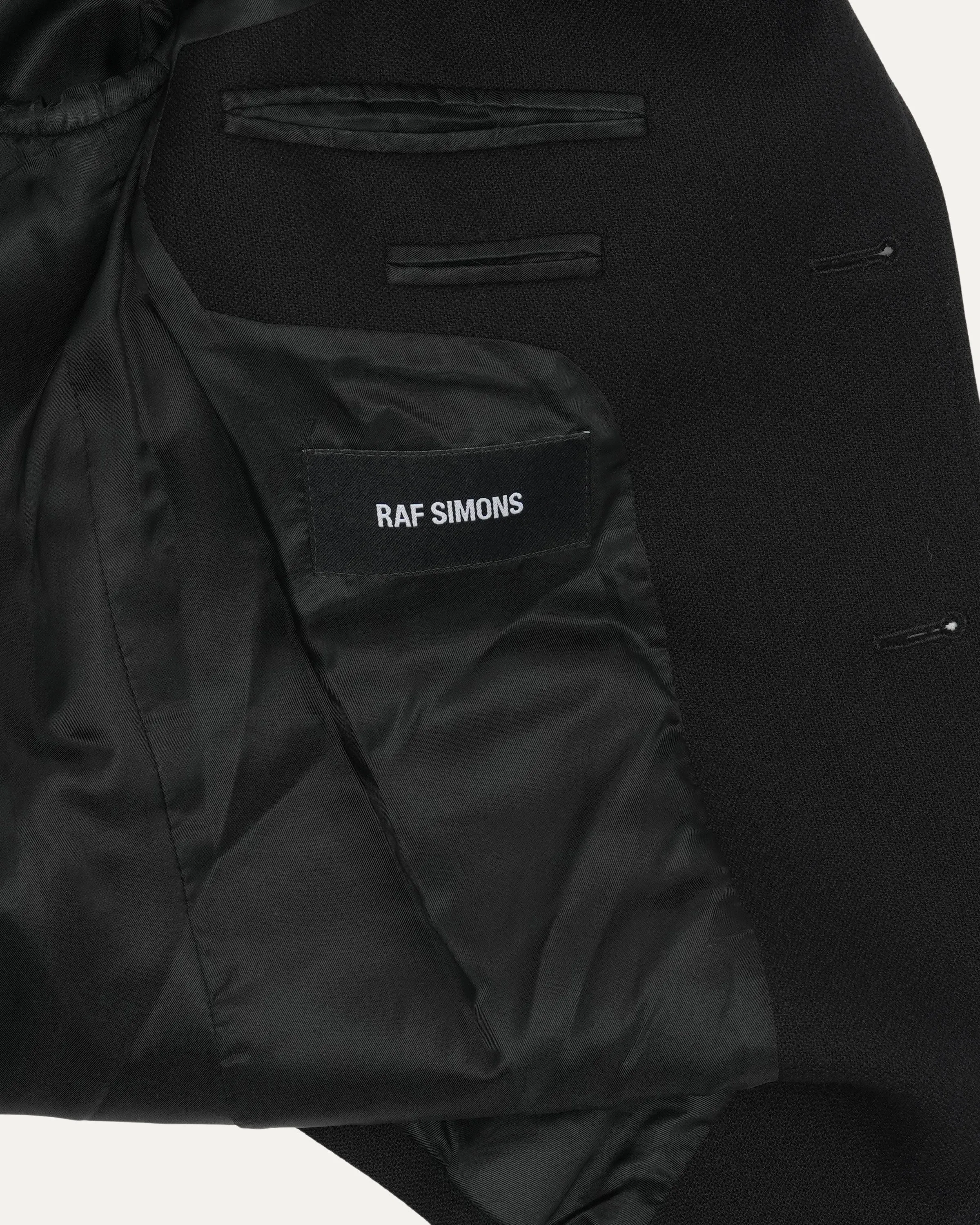 Slim Fit Cropped Wool Blend Suit