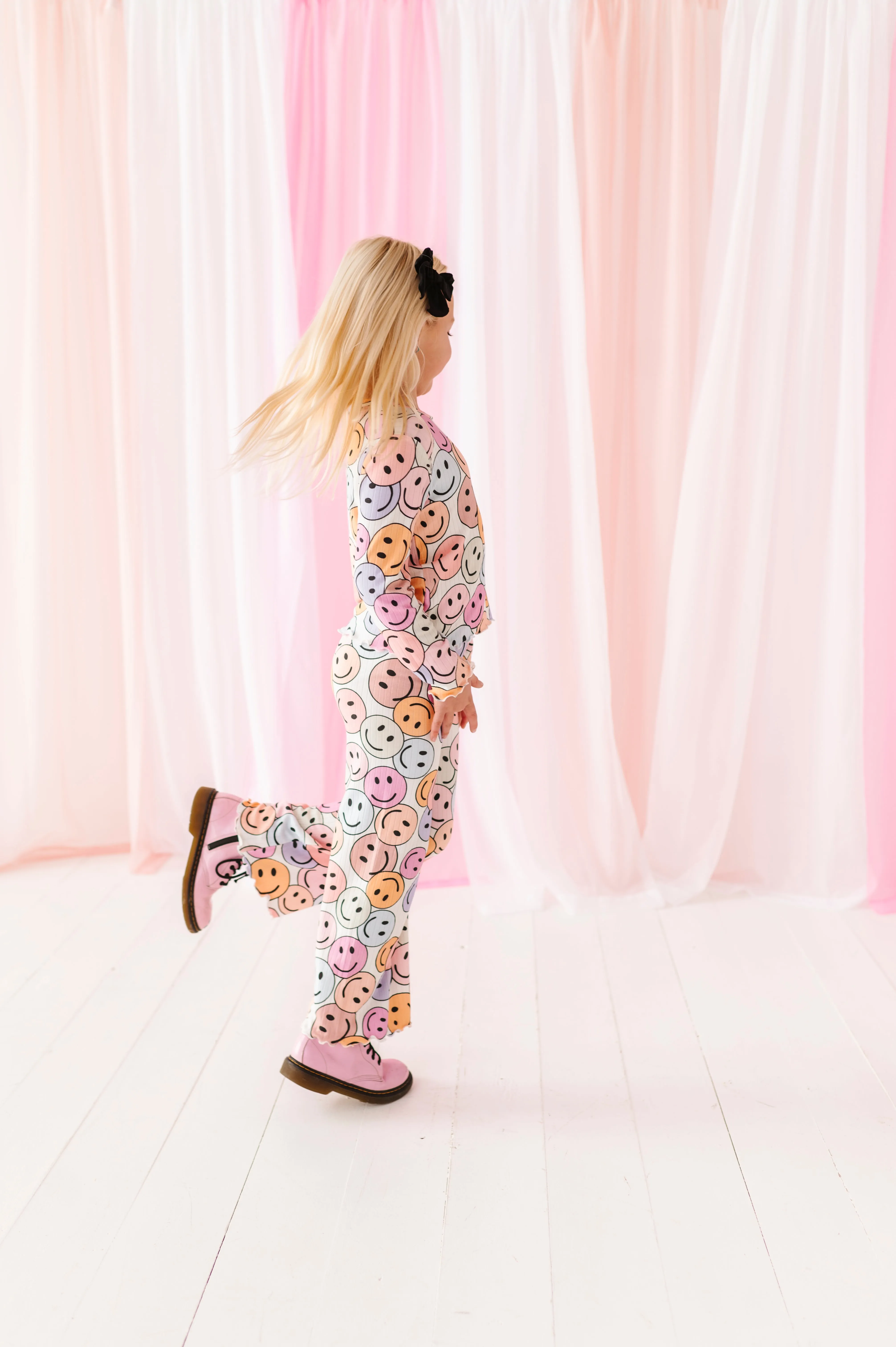 Smilies | Wide Leg Ribbed SET