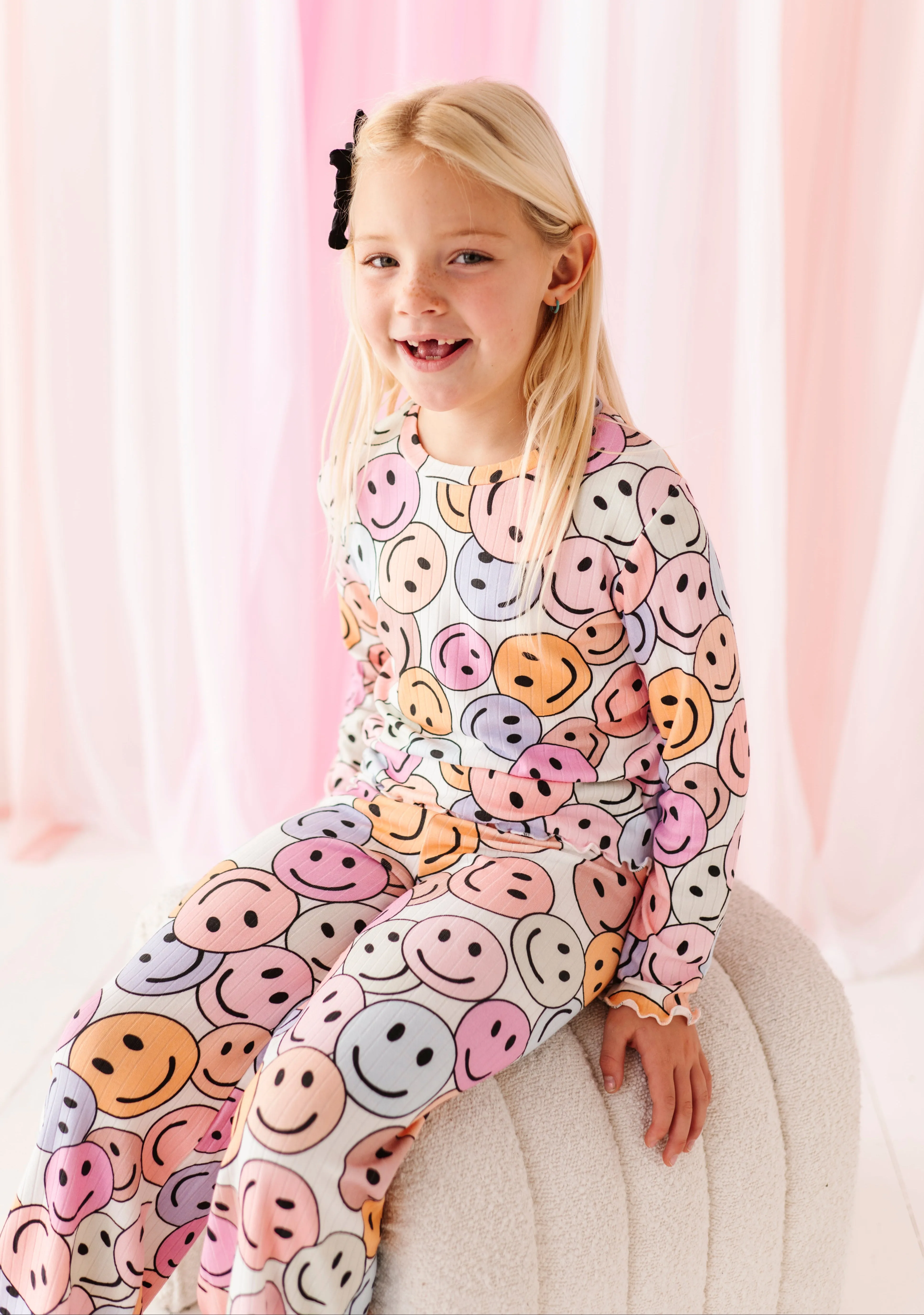Smilies | Wide Leg Ribbed SET