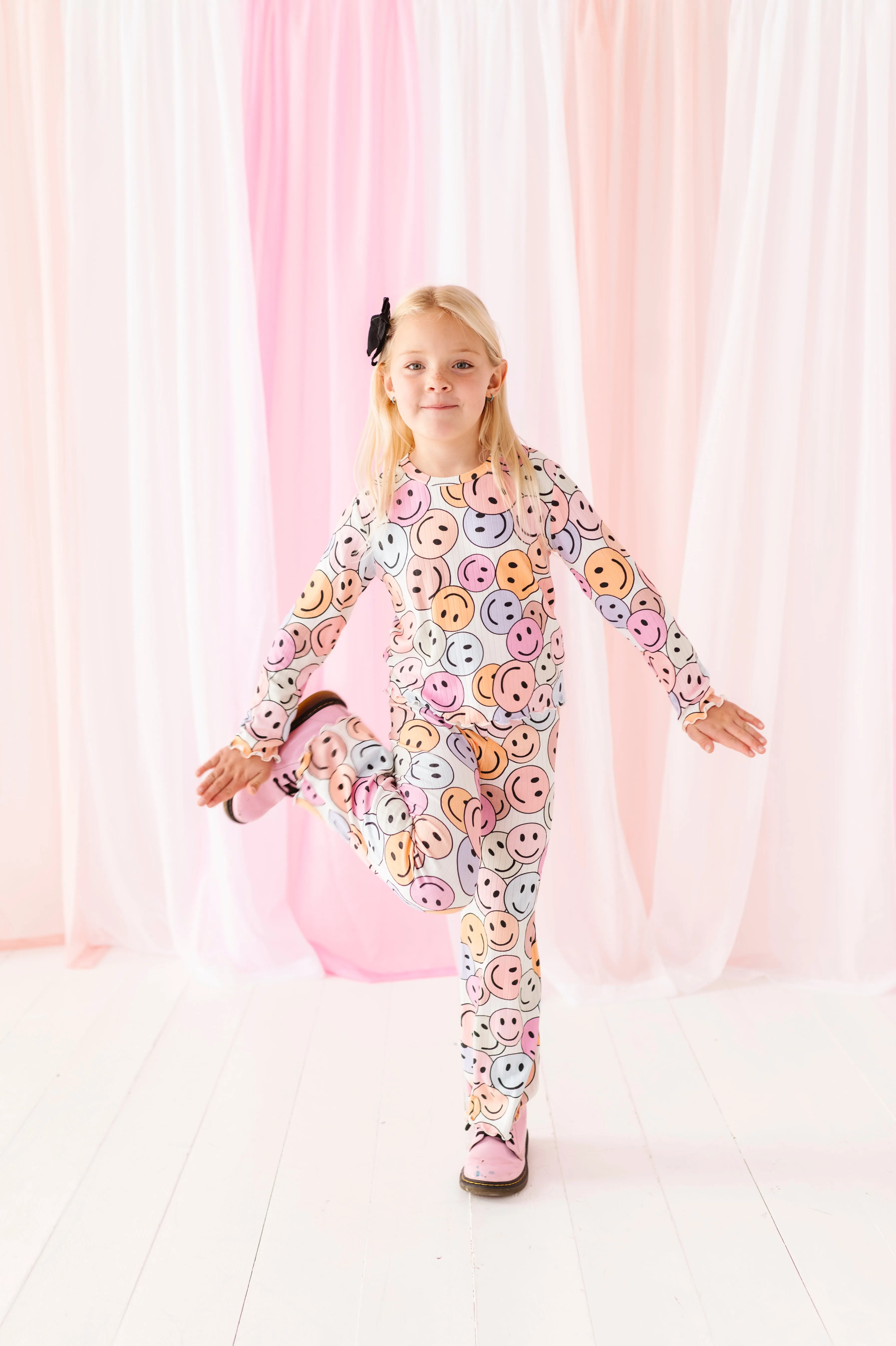 Smilies | Wide Leg Ribbed SET