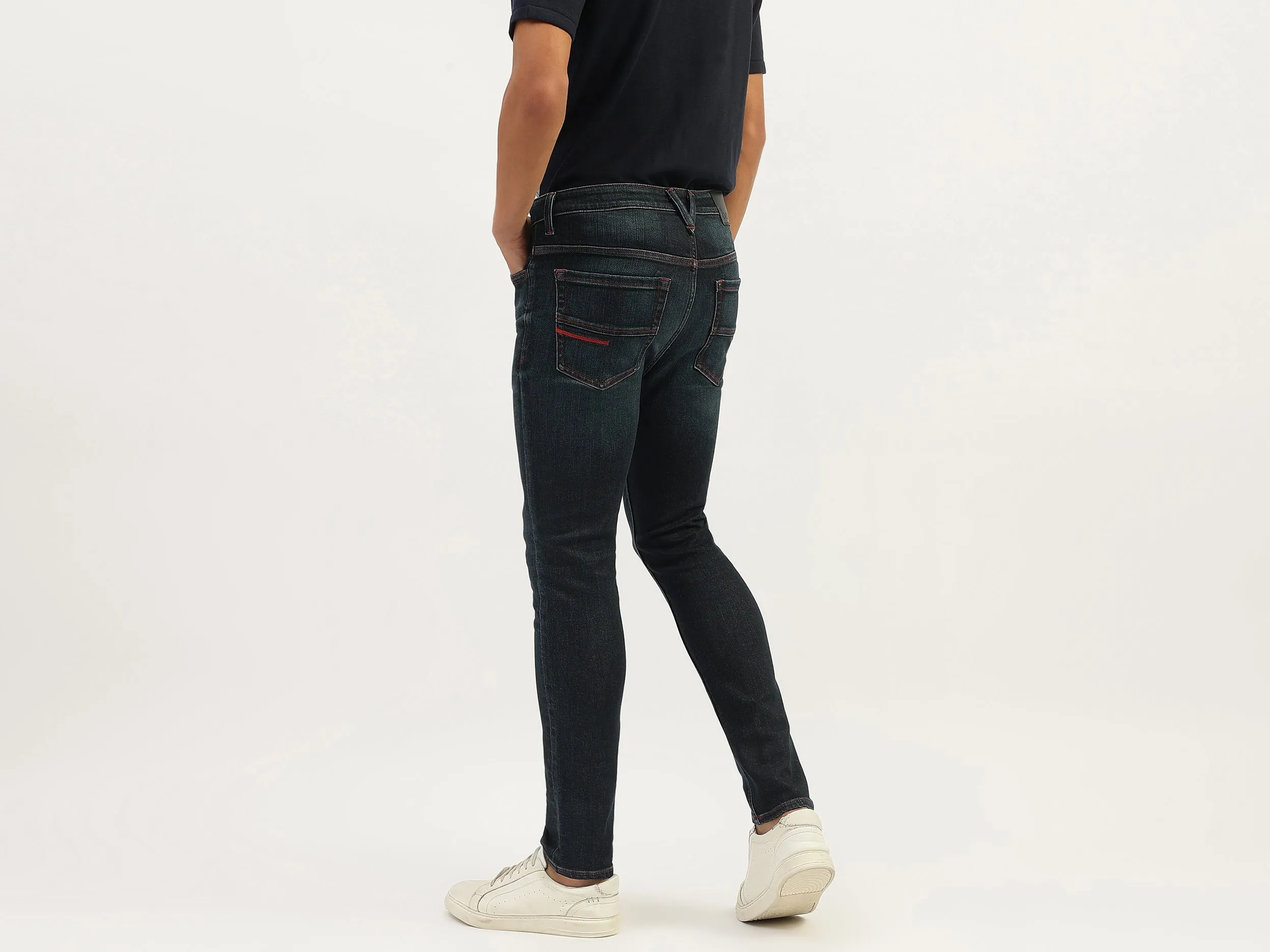 Solid Low Crotch Fit Jeans