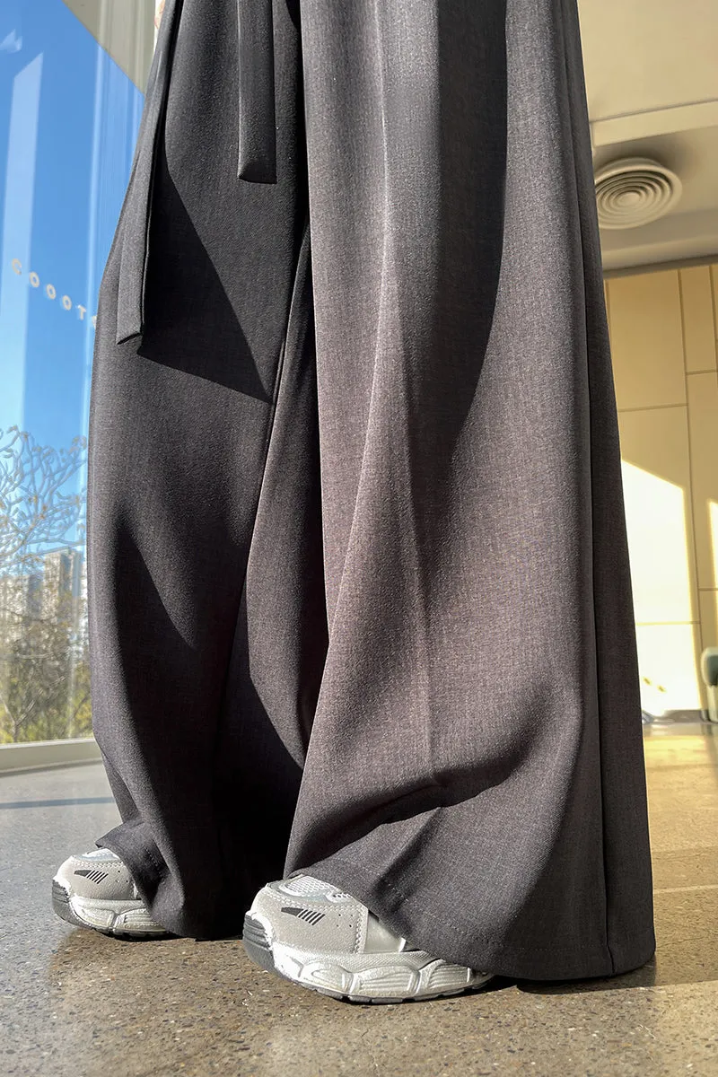 Solid Wide Leg Trousers with a Comfortable Flattering Fit