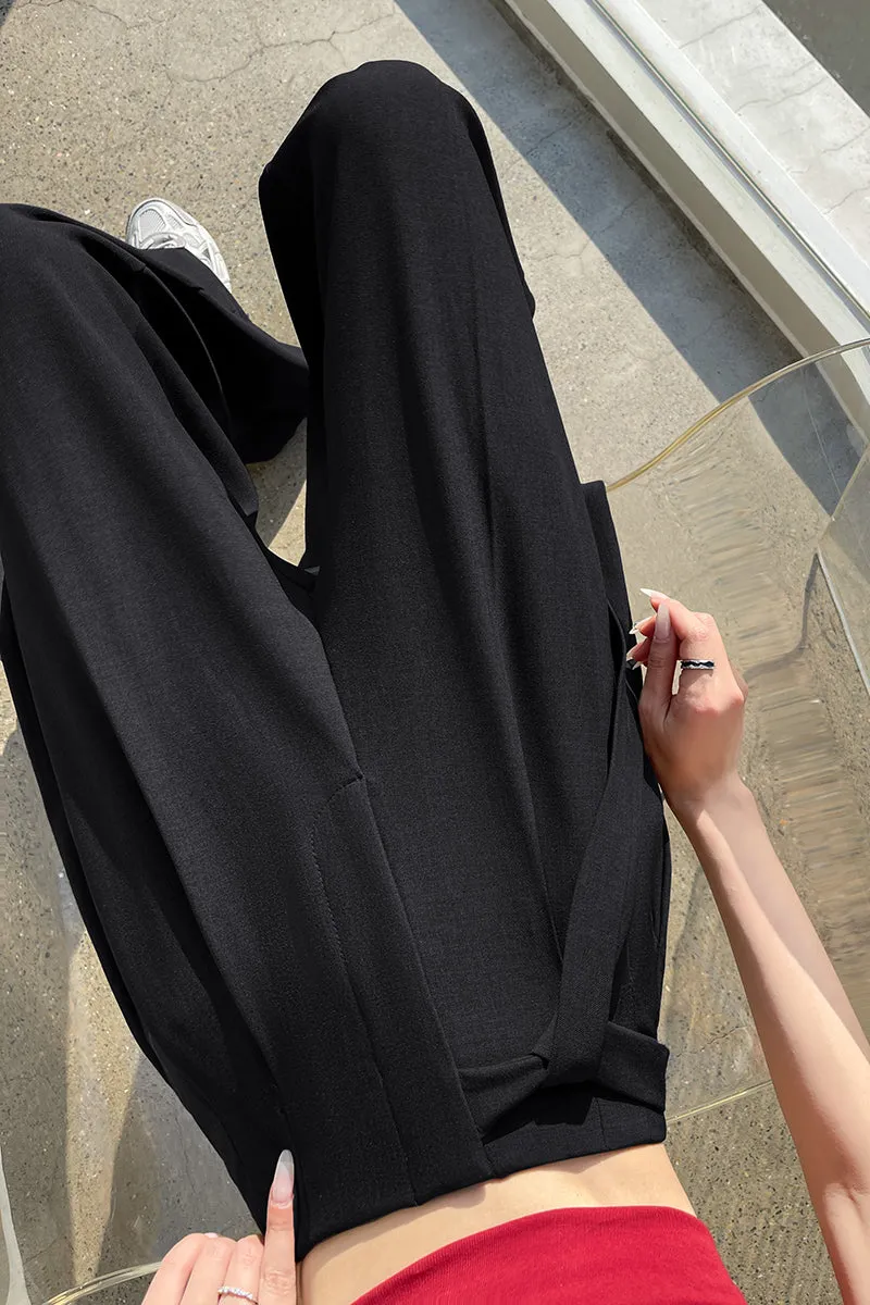 Solid Wide Leg Trousers with a Comfortable Flattering Fit