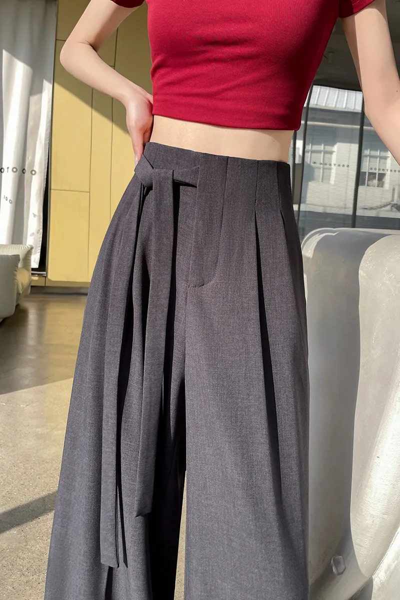Solid Wide Leg Trousers with a Comfortable Flattering Fit