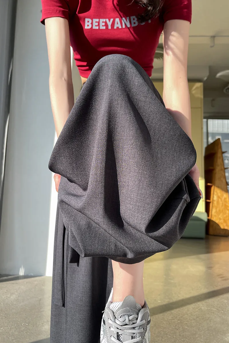 Solid Wide Leg Trousers with a Comfortable Flattering Fit