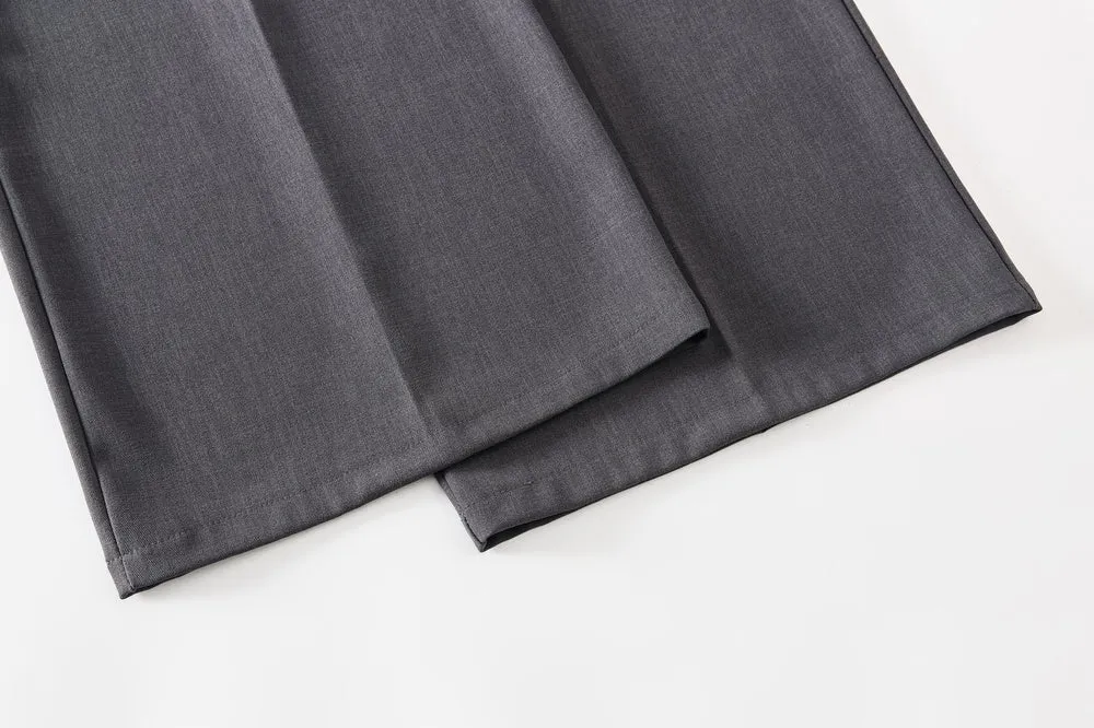 Solid Wide Leg Trousers with a Comfortable Flattering Fit
