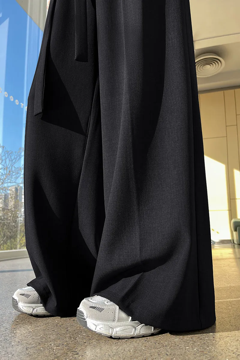 Solid Wide Leg Trousers with a Comfortable Flattering Fit