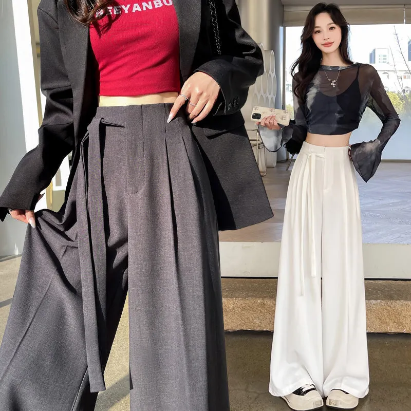 Solid Wide Leg Trousers with a Comfortable Flattering Fit