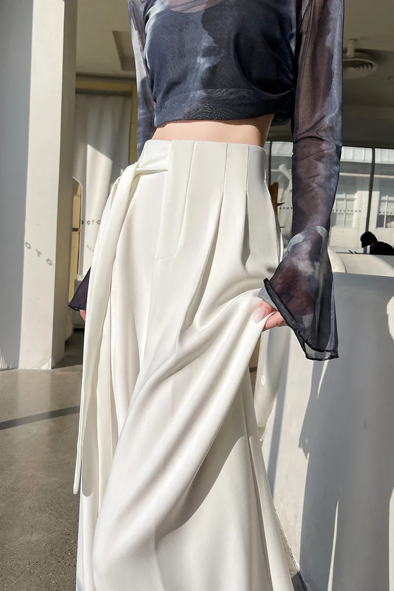 Solid Wide Leg Trousers with a Comfortable Flattering Fit