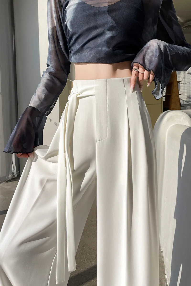 Solid Wide Leg Trousers with a Comfortable Flattering Fit