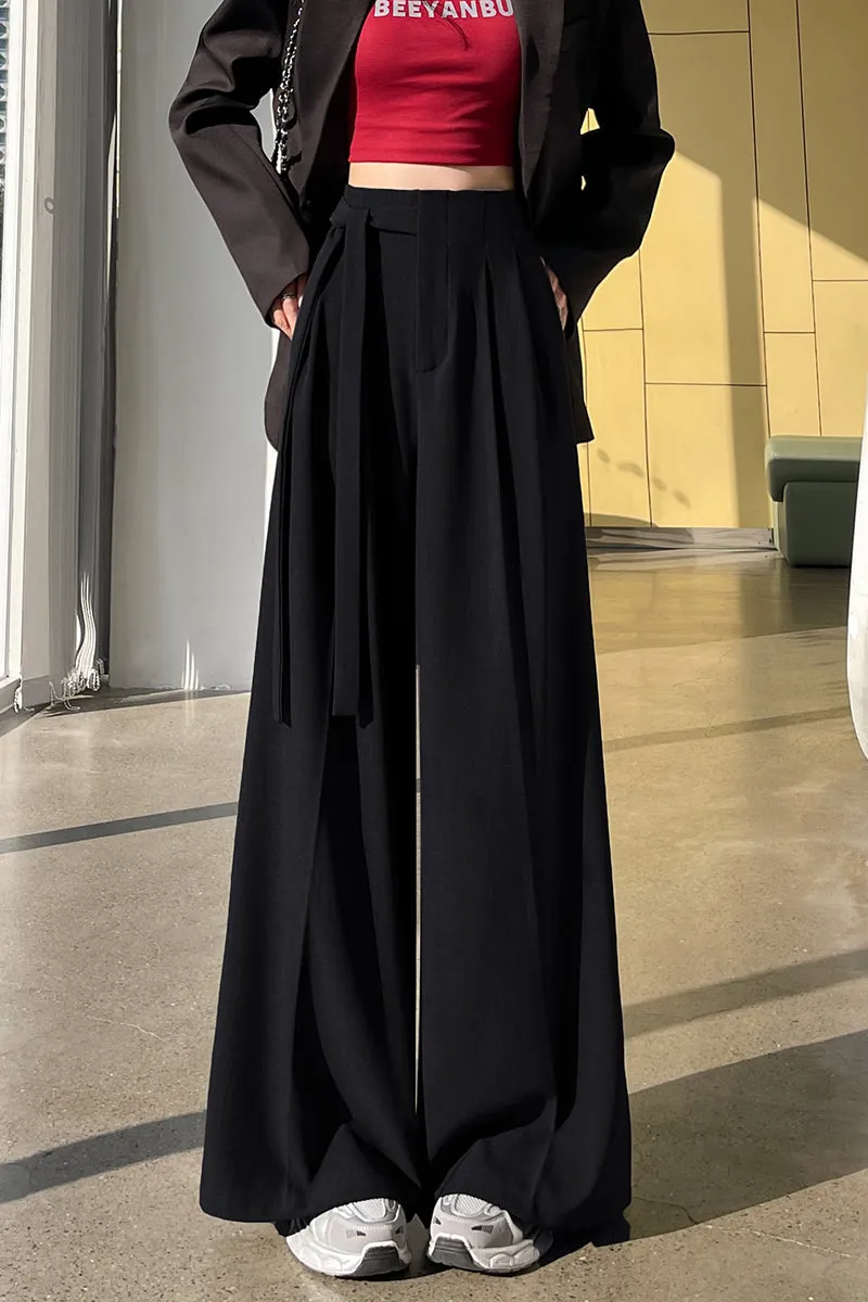 Solid Wide Leg Trousers with a Comfortable Flattering Fit