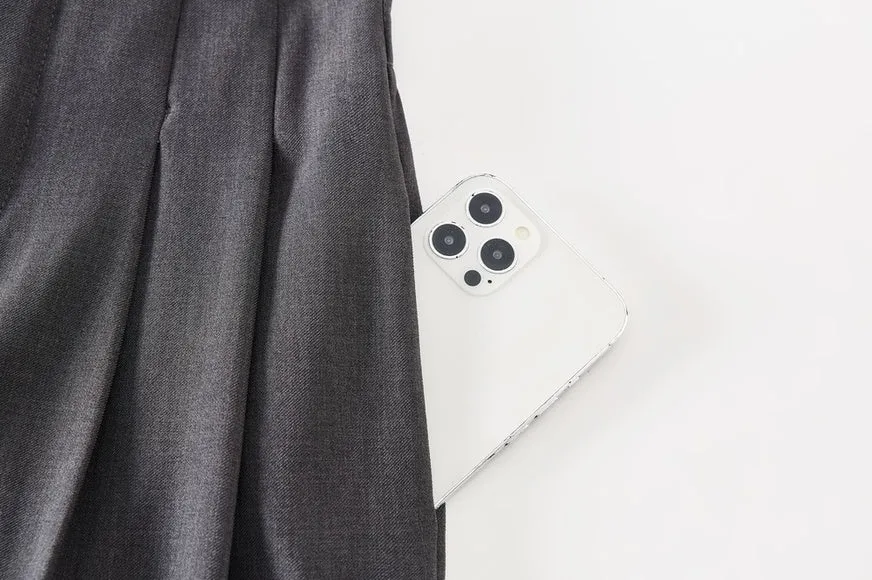 Solid Wide Leg Trousers with a Comfortable Flattering Fit