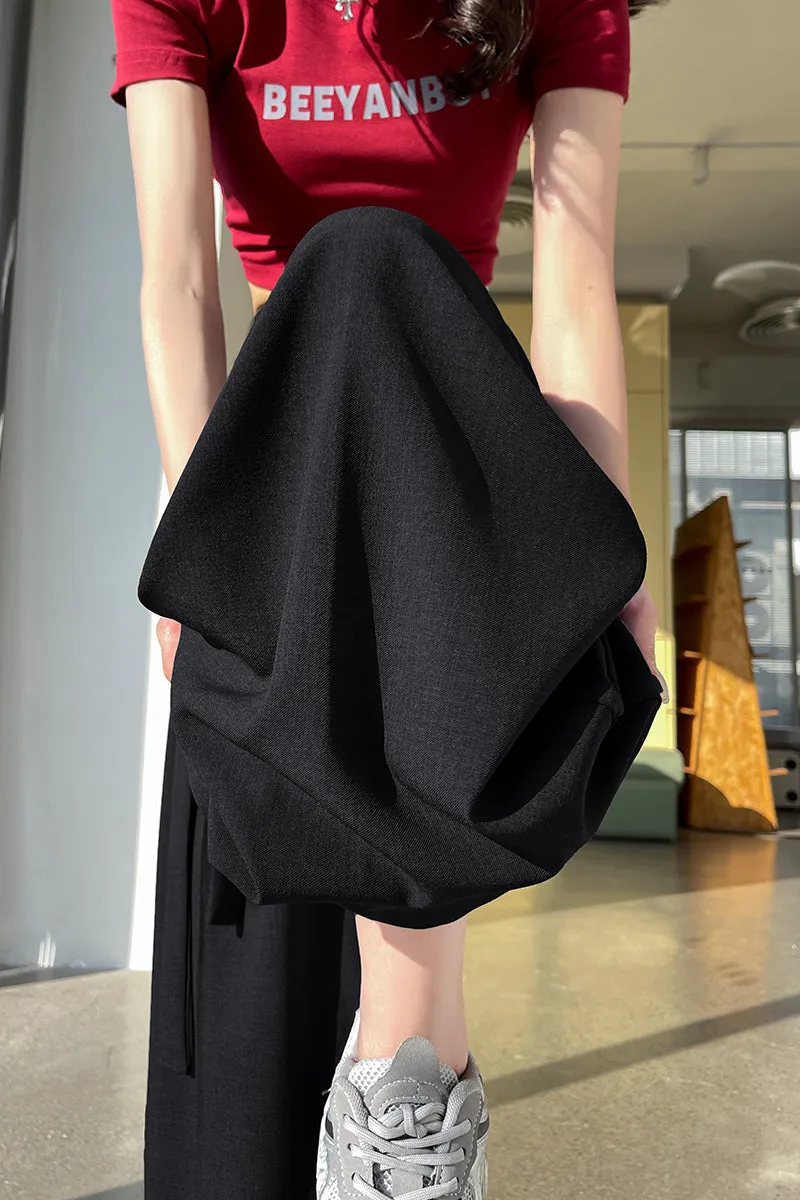 Solid Wide Leg Trousers with a Comfortable Flattering Fit