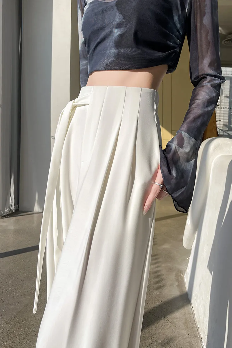 Solid Wide Leg Trousers with a Comfortable Flattering Fit