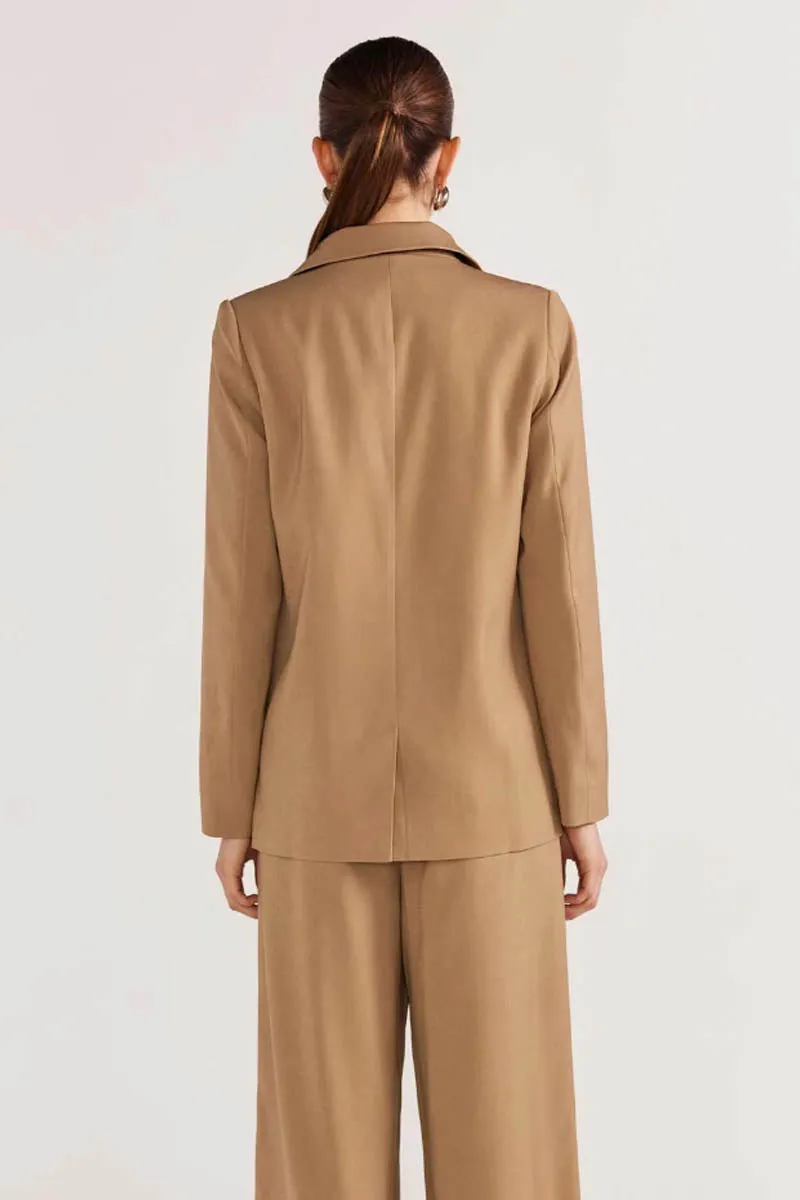 STAPLE THE LABEL Plaza Blazer - Camel