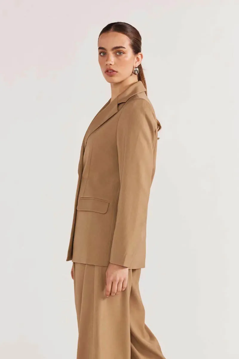 STAPLE THE LABEL Plaza Blazer - Camel