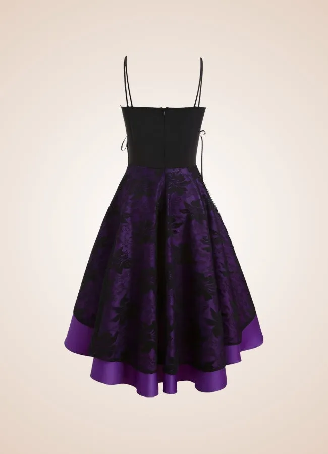 Steampunk Floral Lace Dress