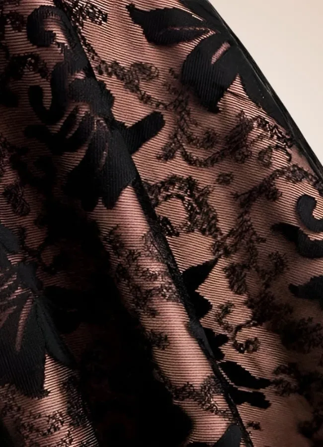 Steampunk Floral Lace Dress